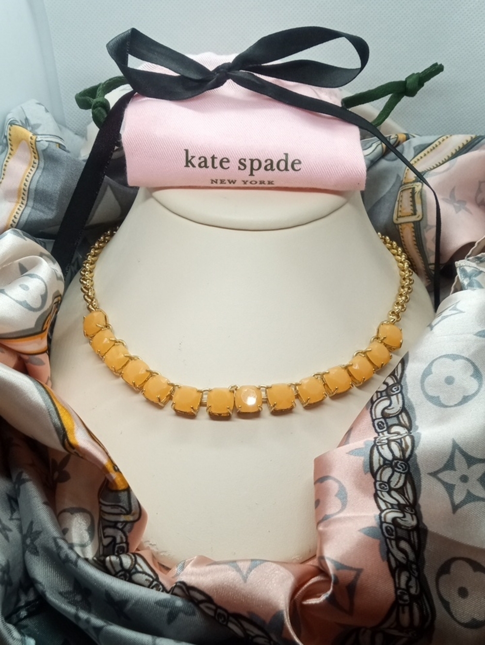 KATE SPADE SQUARES AWAY NECKLACE